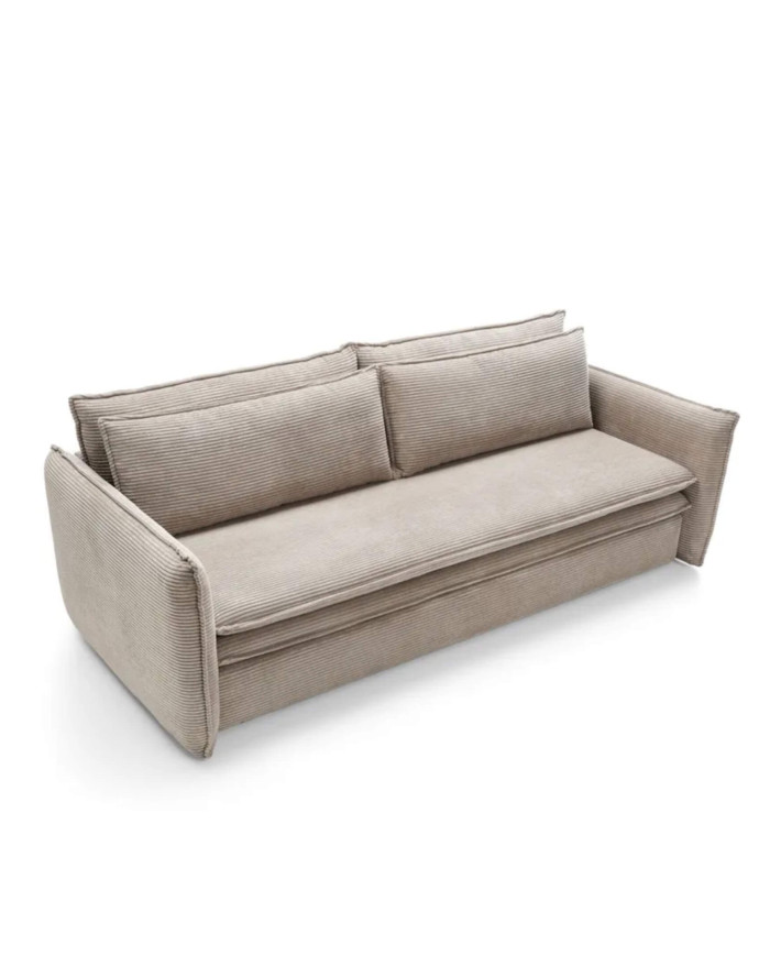Sofa Tilia Slim, funkcja spania, pojemnik, PIASKI