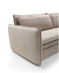 Sofa Tilia Slim, funkcja spania, pojemnik, PIASKI