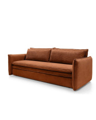 Sofa Tilia Slim, funkcja spania, pojemnik, PIASKI