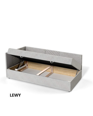 Tapczan Tiny V2, funkcja spania, pojemnik, panele naścienne, DOLMAR Tapczan Tiny V2, funkcja spania, pojemnik, panele naścienne, DOLMAR