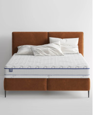 Materac Bettter, 160x200 cm, dwustronny, multipocket, sprężynowy, pianka Super Soft, zdejmowany pokrowiec, H4, Comforteo