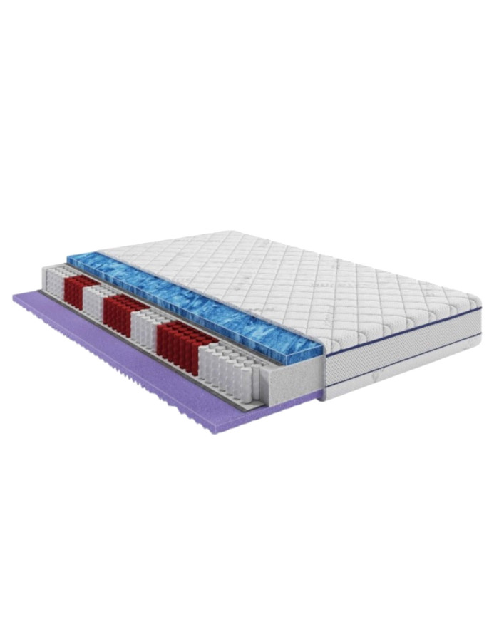 Materac Bettter, 160x200 cm, dwustronny, multipocket, sprężynowy, pianka Super Soft, zdejmowany pokrowiec, H4, Comforteo