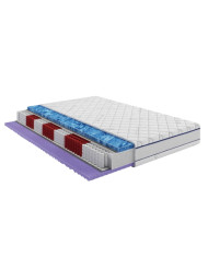 Materac Bettter, 160x200 cm, dwustronny, multipocket, sprężynowy, pianka Super Soft, zdejmowany pokrowiec, H4, Comforteo