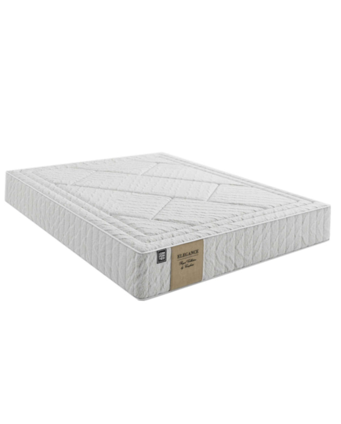 Materac Elegance, 160x200 cm, dwustronny, multipocket, wysokie sprężyny, pianka Tiger, H3, Comforteo