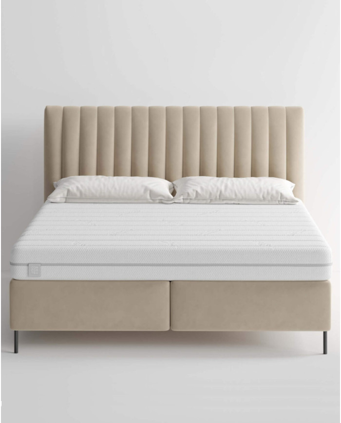 Materac Fresh, 80x200 cm, dwustronny, piankowy, lateks, zdejmowany pokrowiec, H2, Comforteo