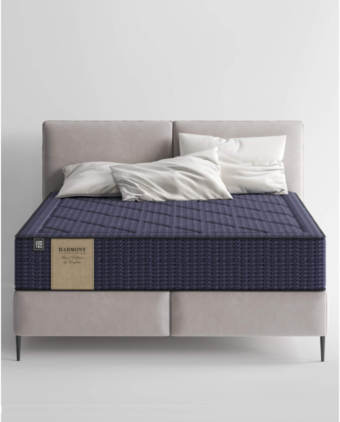 Materac Harmony, 100x200 cm, dwustronny, piankowy, pianka Visco i Xfoam, H3, Comforteo