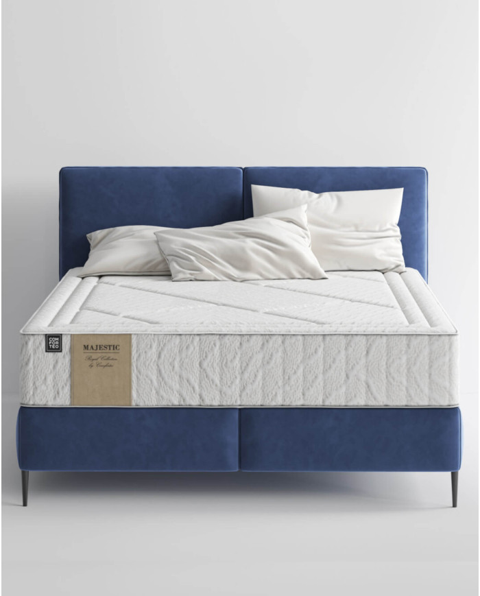 Materac Majestic, 80x200 cm, dwustronny, piankowy, lateks, pianka Tiger i Super Soft, H3, Comforteo