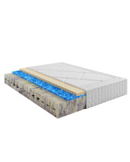 Materac Majestic, 80x200 cm, dwustronny, piankowy, lateks, pianka Tiger i Super Soft, H3, Comforteo