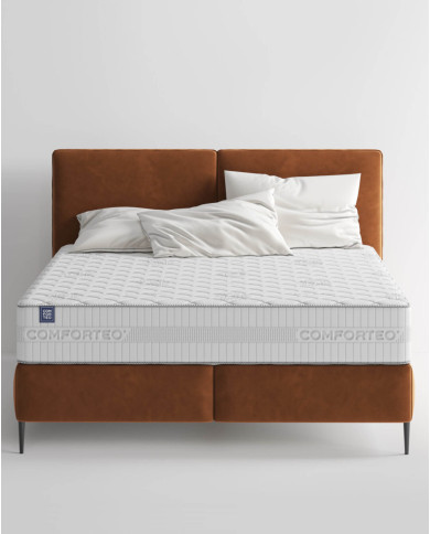 Materac medyczny Magic, 200x200 cm, dwustronny, kieszeniowy, sprężyny, pianka Xfoam, zdejmowany pokrowiec, H3/H4, Comforteo Materac medyczny Magic, 200x200 cm, dwustronny, kieszeniowy, sprężyny, pianka Xfoam, zdejmowany pokrowiec, H3/H4, Comforteo