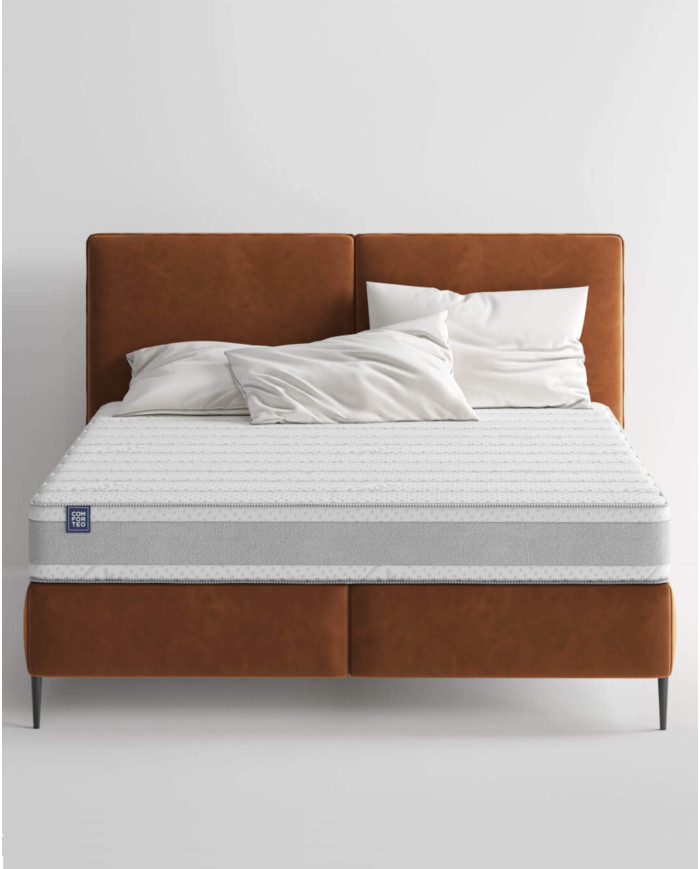 Materac Only, 100x200 cm, dwustronny, multipocket, sprężyny, pianka HR, pianka Visco, H3/H4, Comforteo