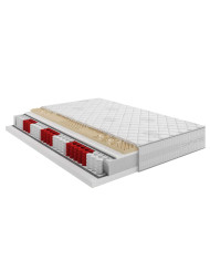 Materac Perfect, 80x200 cm, dwustronny, kieszeniowy, sprężyny, pianka Visco i Xfoam, H3/H4, Comforteo
