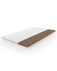 Topper Kokos 180x200 cm, dwustronny, mata kokosowa, zdejmowany pokrowiec, H4 , Comforteo