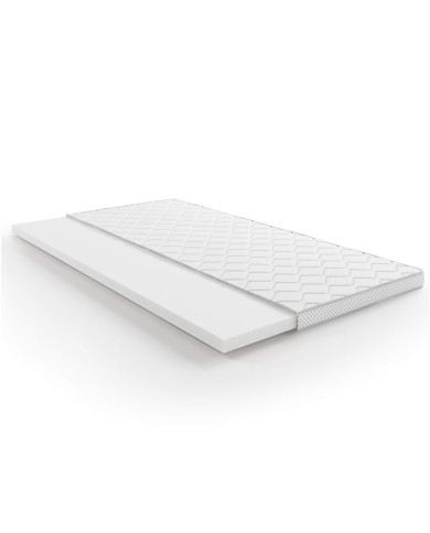 Topper 100x200 cm, pianka wysokoelastyczna HR 6 cm, zdejmowany pokrowiec, H4, Comforteo Topper 100x200 cm, pianka wysokoelastyczna HR 6 cm, zdejmowany pokrowiec, H4, Comforteo