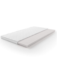 Topper Visco 180x200 cm, pianka termoelastyczna, 6 cm, zdejmowany pokrowiec, H3, Comforteo