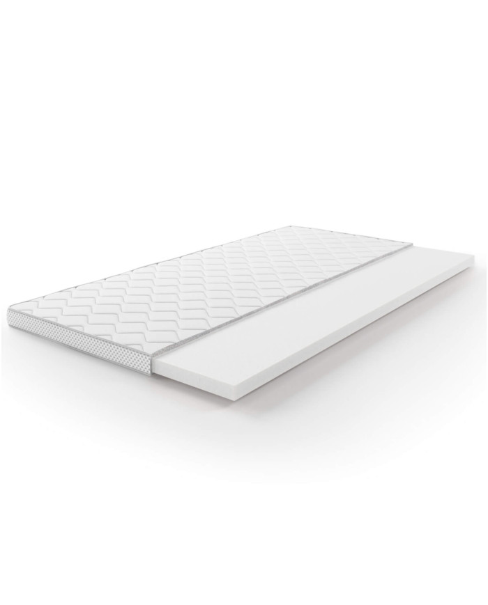 Topper Xfoam 180x200 cm, pianka Xfoam, 6 cm, zdejmowany pokrowiec, H3, Comforteo