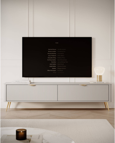 Szafka rtv Lante 163 2d, otwierane klapy, Beżowa, Laski Meble Szafka rtv Lante 163 2d, otwierane klapy, Beżowa, Laski Meble