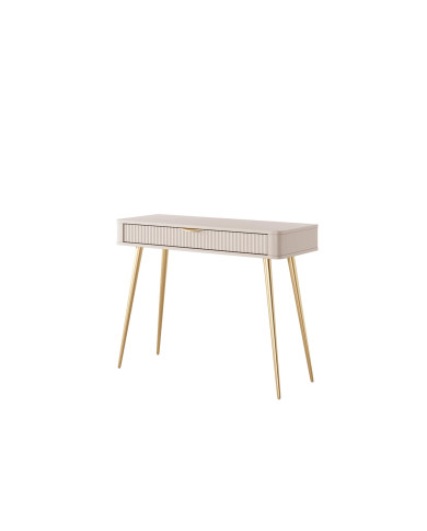 Konsola, toaletka Lante, szuflada, Beżowa, Laski Meble