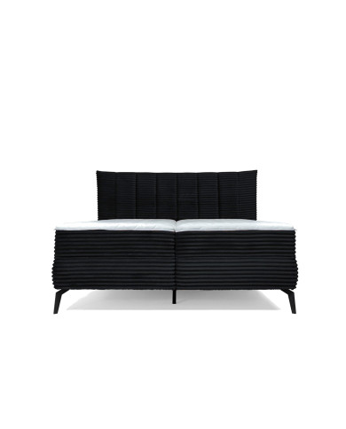 Łóżko kontynentalne Martina 180x200 cm, tapicerowane, materace z topperem, pojemniki, Wersal Łóżko kontynentalne Martina 180x200 cm, tapicerowane, materace z topperem, pojemniki, Wersal