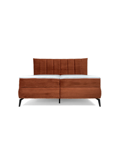 Łóżko kontynentalne Martina 160x200 cm, tapicerowane, materace z topperem, pojemniki, Wersal Łóżko kontynentalne Martina 160x200 cm, tapicerowane, materace z topperem, pojemniki, Wersal