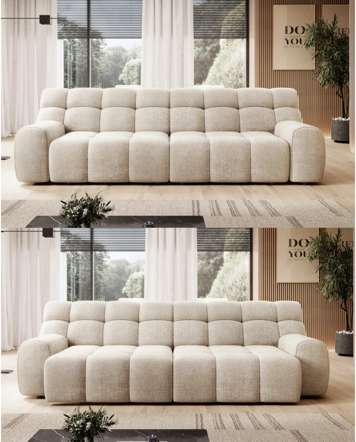 Sofa Cocoon, elektrycznie wysuwane siedzisko, WERSAL