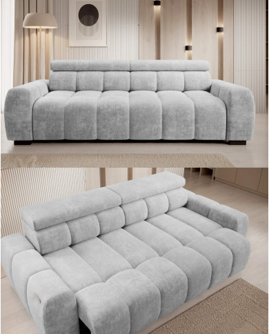 Big sofa Bull, elektrycznie wysuwane siedzisko, regulowane zagłówki, Wersal