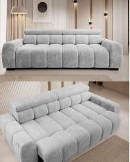 Big sofa Bull, elektrycznie wysuwane siedzisko, regulowane zagłówki, Wersal