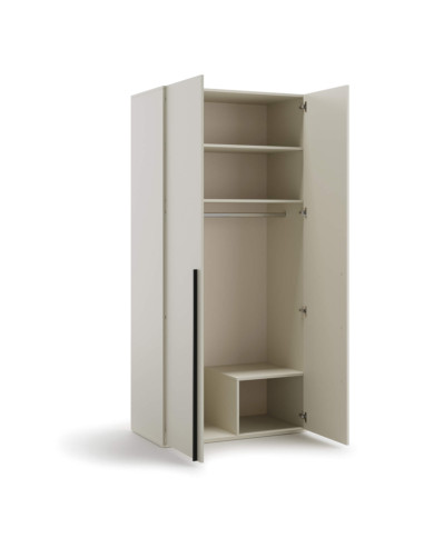 Szafa Woow WO-02, 2-drzwiowa, uchylna, szampański, LENART Szafa Woow WO-02, 2-drzwiowa, uchylna, szampański, LENART