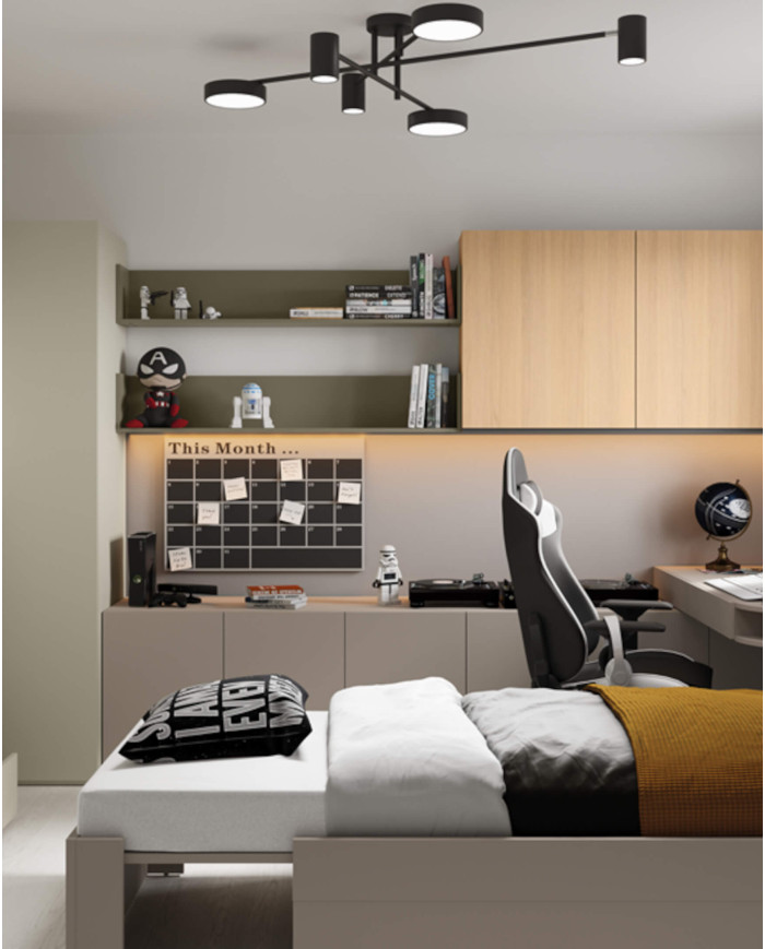 Komoda Woow WO-07, 3 drzwi, clay grey, LENART