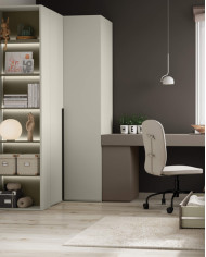 Komoda, kontenerek Woow WO-08, drzwiczki, clay grey, LENART