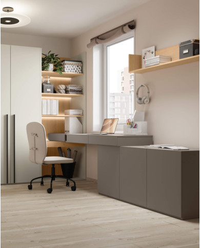 Półka wisząca Woow WO-10, dąb vincenza bielona, LENART