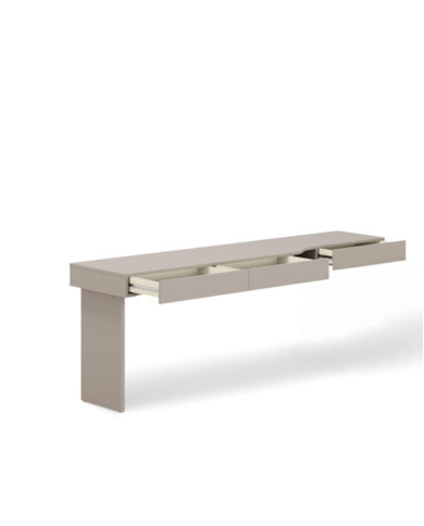 Biurko Woow WO-11 L, z szufladami, szampański/ clay grey, LENART Biurko Woow WO-11 L, z szufladami, szampański/ clay grey, LENART