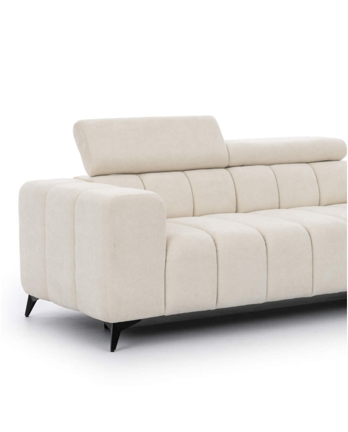 Sofa Ragusso 3 S, pojemnik, regulowane zagłówki, Stagra