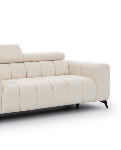 Sofa Ragusso 3 S, regulowane zagłówki, Stagra