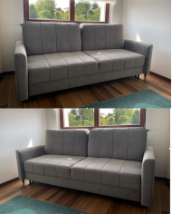 Sofa Hugo, funkcja spania, pojemnik, COMFORTEO