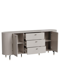 Komoda Zante ZA4, drzwi, szuflady, Cashmere, DOLMAR