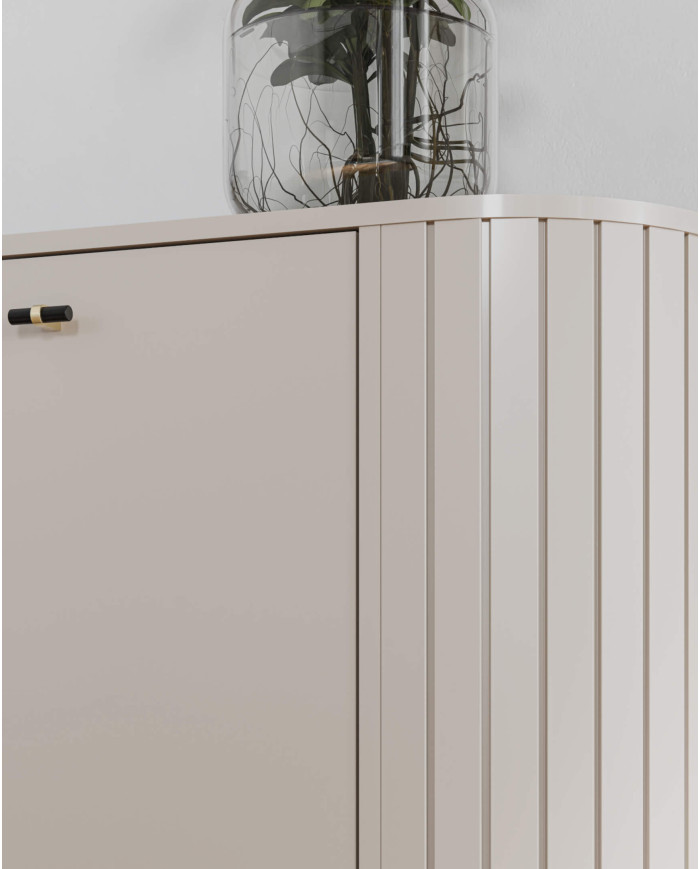 Komoda Zante ZA4, drzwi, szuflady, Cashmere, DOLMAR