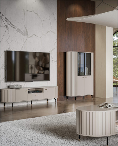 Stolik kawowy Zante ZA7, okrągły, Cashmere, DOLMAR