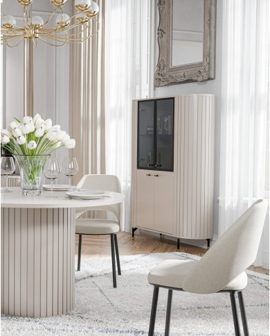 Stolik kawowy Zante ZA7, okrągły, Cashmere, DOLMAR