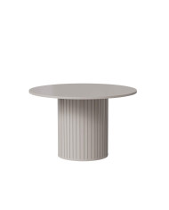 Stół kolumnowy Zante ZA8, okrągły, 120/120/75cm, Cashmere, DOLMAR