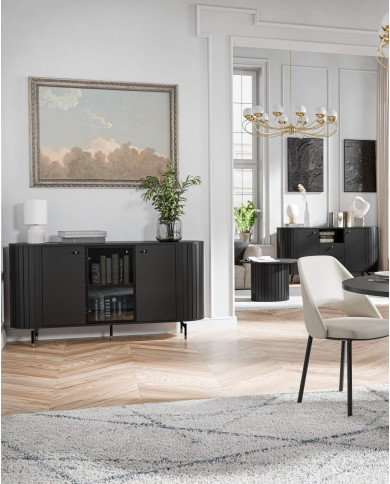 Stół kolumnowy Zante ZA9, okrągły, rozkładany, 120-160/120/75 cm, Czarny mat, DOLMAR Stół kolumnowy Zante ZA9, okrągły, rozkładany, 120-160/120/75 cm, Czarny mat, DOLMAR