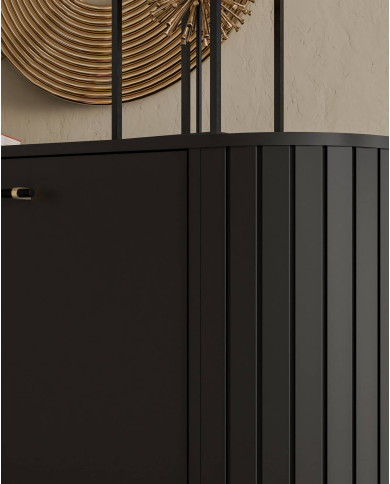 Stół kolumnowy Zante ZA9, okrągły, rozkładany, 120-160/120/75 cm, Czarny mat, DOLMAR Stół kolumnowy Zante ZA9, okrągły, rozkładany, 120-160/120/75 cm, Czarny mat, DOLMAR