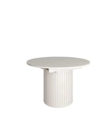 Stół kolumnowy Zante ZA9, okrągły, rozkładany, 120-160/120/75 cm, Cashmere, DOLMAR Stół kolumnowy Zante ZA9, okrągły, rozkładany, 120-160/120/75 cm, Cashmere, DOLMAR