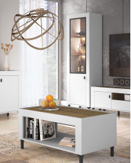 Łóżka Mossa MO12, stelaż z podnośnikami, pojemnik, 140x200 cm, tkanina Cloud 82, DOLMAR