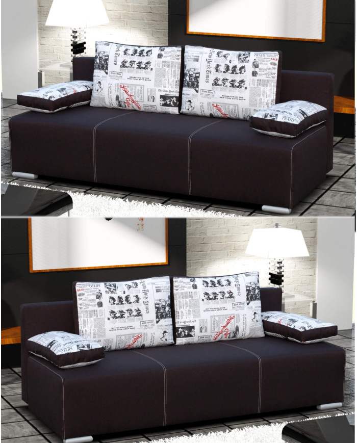 Sofa Faro, funkcja spania, pojemnik, Antex