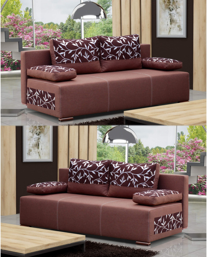 Sofa Niko, funkcja spania, pojemnik, Antex
