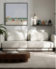 Sofa Ebony, funkcja spania, pojemnik, PUSZMAN