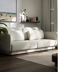Sofa Ebony, funkcja spania, pojemnik, PUSZMAN
