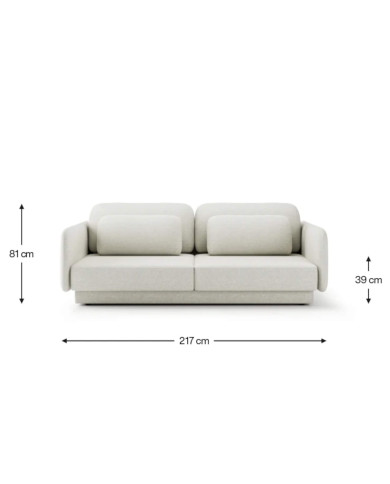 Sofa Ebony, funkcja spania, pojemnik, PUSZMAN Sofa Ebony, funkcja spania, pojemnik, PUSZMAN