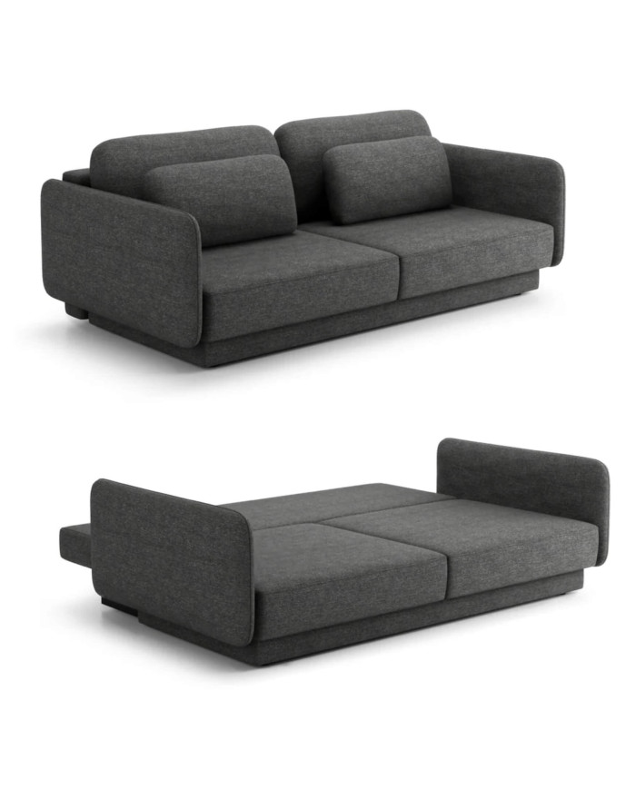 Super Cena! Sofa Ebony, funkcja spania, pojemnik, PUSZMAN