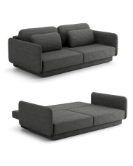 Super Cena! Sofa Ebony, funkcja spania, pojemnik, PUSZMAN